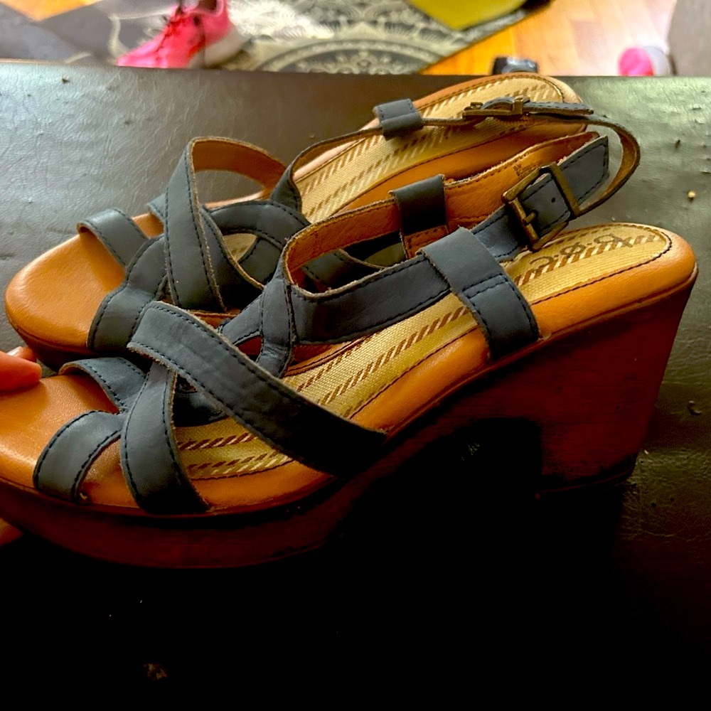 Women's BOC Born Blue Strappy Sandals